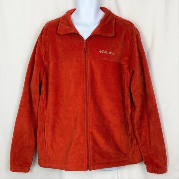 Columbia Fleece Jacket Mens Xl Zip Up 